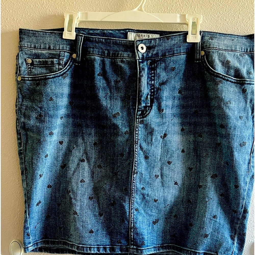 Torrid Denim Pencil Skirt NWOT